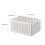 Foldable White Clothing Storage Box 7 Grids with Adjustable Dividers 2