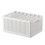Foldable White Clothing Storage Box 7 Grids with Adjustable Dividers 3