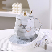 Karymi Coffee Mug Warmer Set – Smart Electric Beverage Warmer Compatible with Most Mugs, Valentine's Day Gift for Her