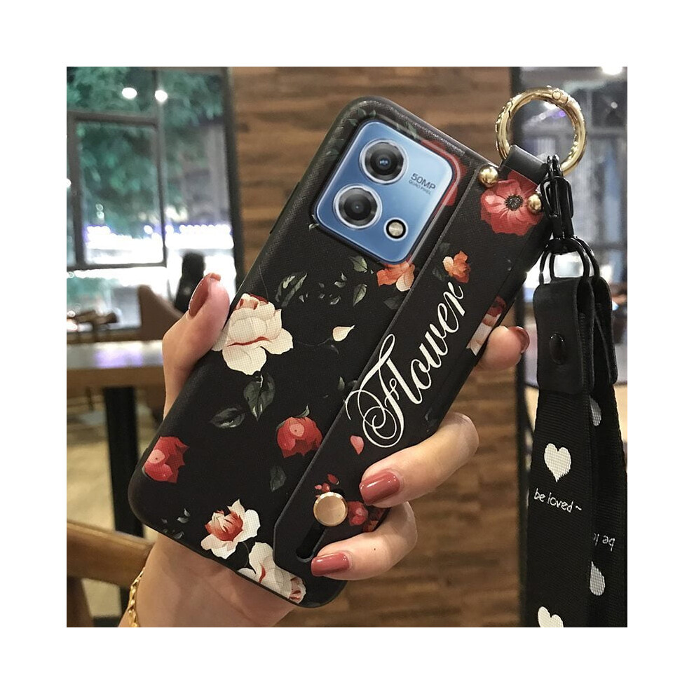 Moto G Stylus 4G 2023 Phone Case Â Shockproof, Flower Design, Dirt-Resistant, Waterproof Silicone With Wristband & Kickstand 9027700608832