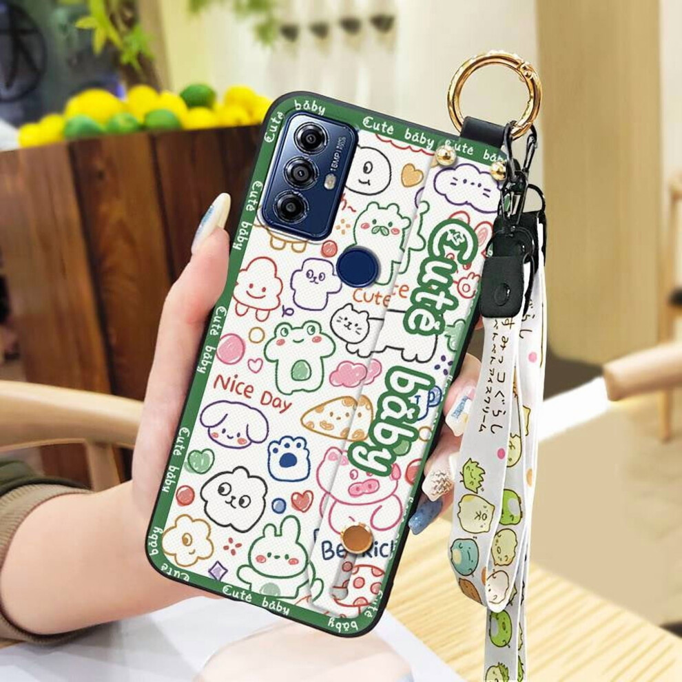 Moto G Play 2023 Phone Case – Shockproof, Waterproof, Dirt-Resistant, With Wristband, Kickstand & Lanyard, Silicone Cartoon Design 9027700608238