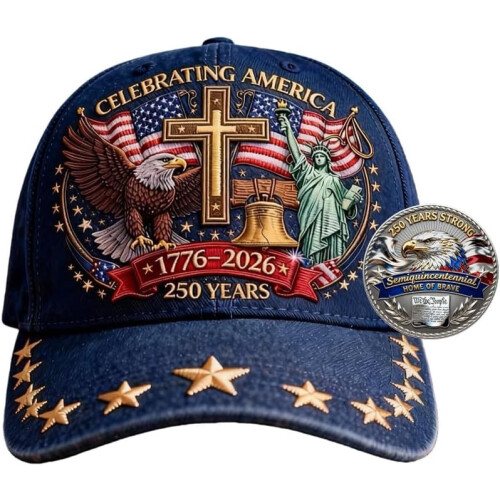 Eagle Liberty Cross US 250th Anniversary Adjustable