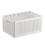 Foldable White Clothing Storage Box 7 Grids with Adjustable Dividers 13