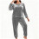 Women's Flannel Pajama Set Long Sleeve Plus Size 2