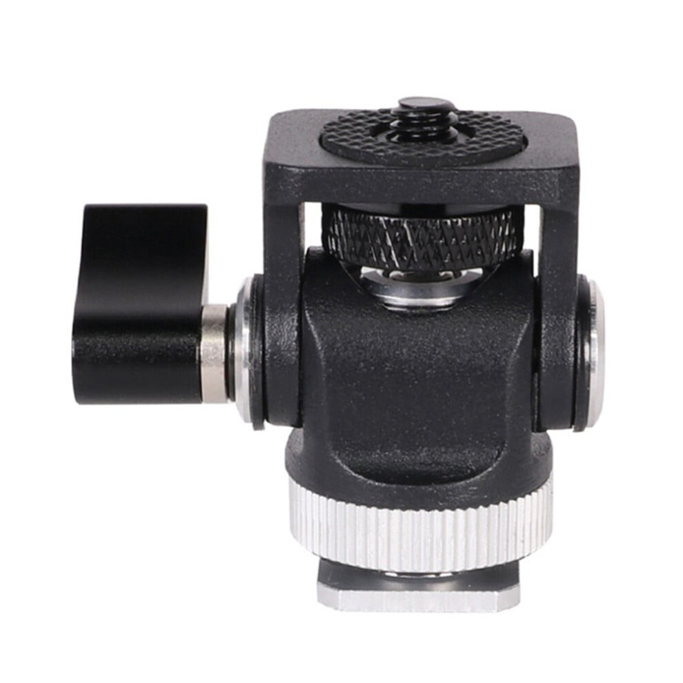 Aluminium Alloy Mini Ball Head Tripod Mount 180 Degree Rotating Photographic Camera Head Mount Base Adapter For Dslr Camera 9087558592868
