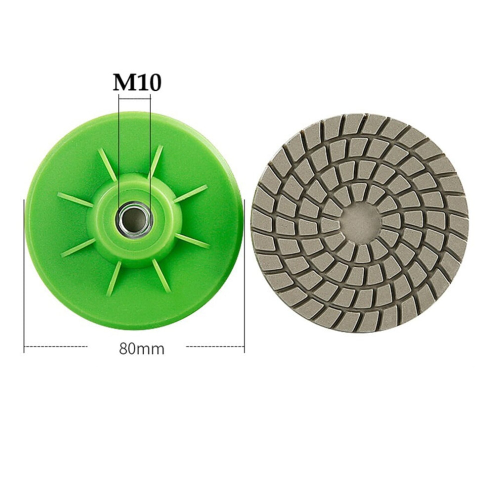 2Pcs 80Mm Grinding Polishing Pad Wet Dry Sanding Disc Abrasive Marble Granite Sanding Discs Paper Polishing Sandpaper 9087558592226