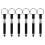 Penna stilo capacitiva OUNONA con portachiavi (6 pezzi) 5
