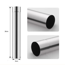 Stove Pipe Chimney Pipes Thick 0.5mm Chimney Extension Chimney Pipe Drainage