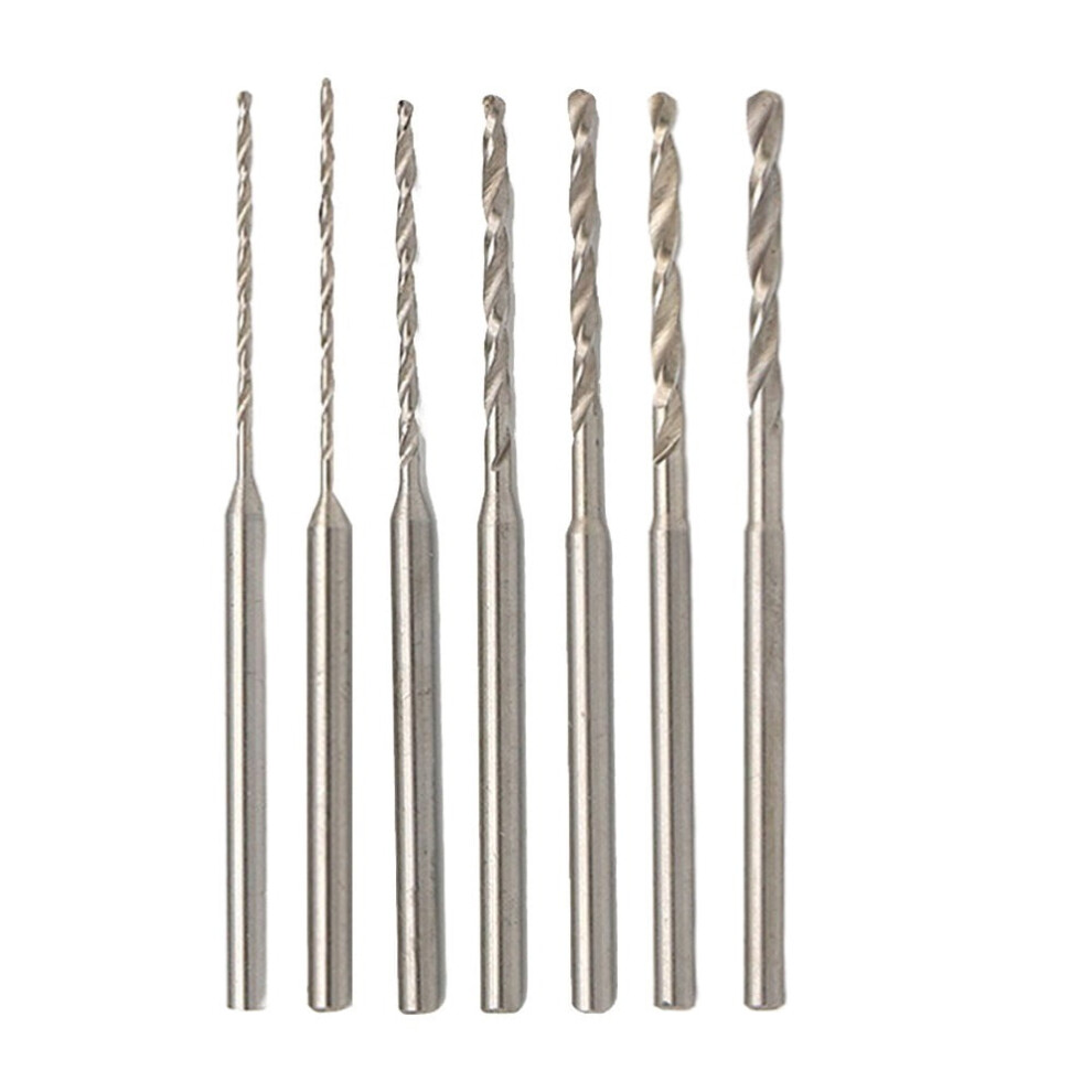 Drill Bit 7Pcs Set Workshop Equipment Accurate Mini Drill Bits For Jewelry 9087558592691