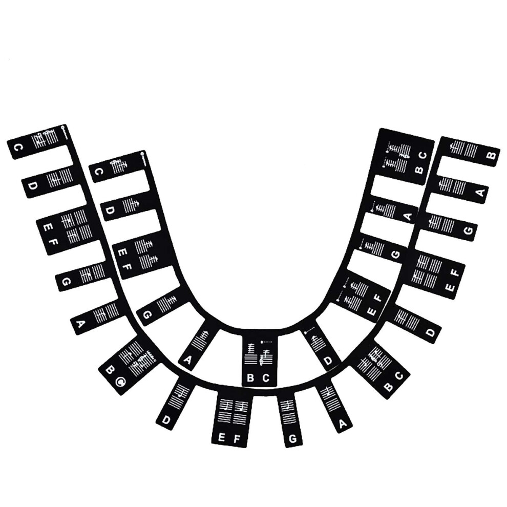 61 Key Electronic Piano Sticker, Under $5 Piano Sticker Piano Accessories 61 Key Electronic Piano Note Guide Keyboard Sticker 9087558592783