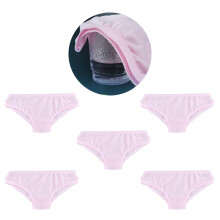 Cotton Briefs Pink 5Pcs M Size Disposable Underpants For Women
