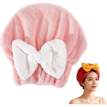 Mikrofiber hårhanddukslinda snabbtorkande mjuk fluga
