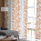 Sheer Curtains Yellow Leaf Pattern 52x84 Inch Light 4