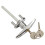 Garage Door Lock T Handle w/2 Keys - Replacement 1