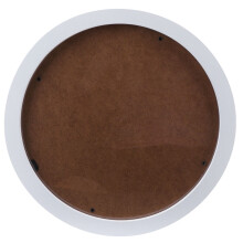 1Pc Creative White Wooden Round Photo Frame for Home Office