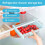 2PCS Refrigerator Organizers and Storage - Pull-Out Storage Bin for Eggs, Fruits & Vegetables 2