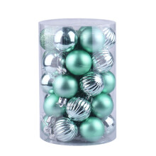 Light Green Christmas Tree Ornament Balls 34 pcs