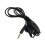 Earphone Extension Cable AUX Cable Black Copper 1Pcs for Office Use 4