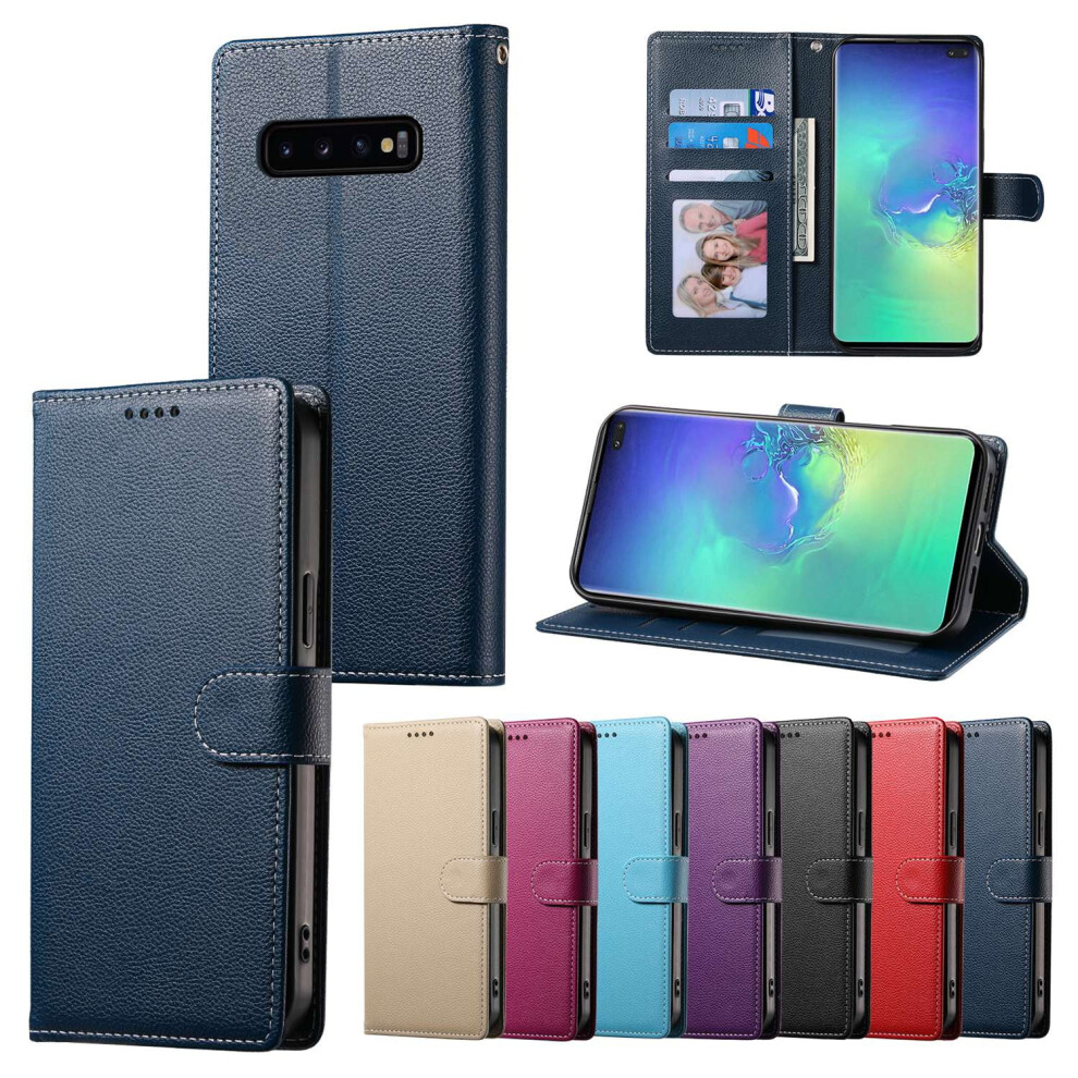 Leather Wallet Phone Case For Compatible With Samsung Galaxy S10 Plus S10e S9 Plus S8 Plus Phone Case Wallet Case Leather Phone Cover Card Zipper 9027700608979