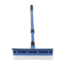 1Pc Telescopic Window Glass Cleaner Wiper Long Handle Sponge Brush Window Mop Shower Squeegees Window Glass Cleanning Tools