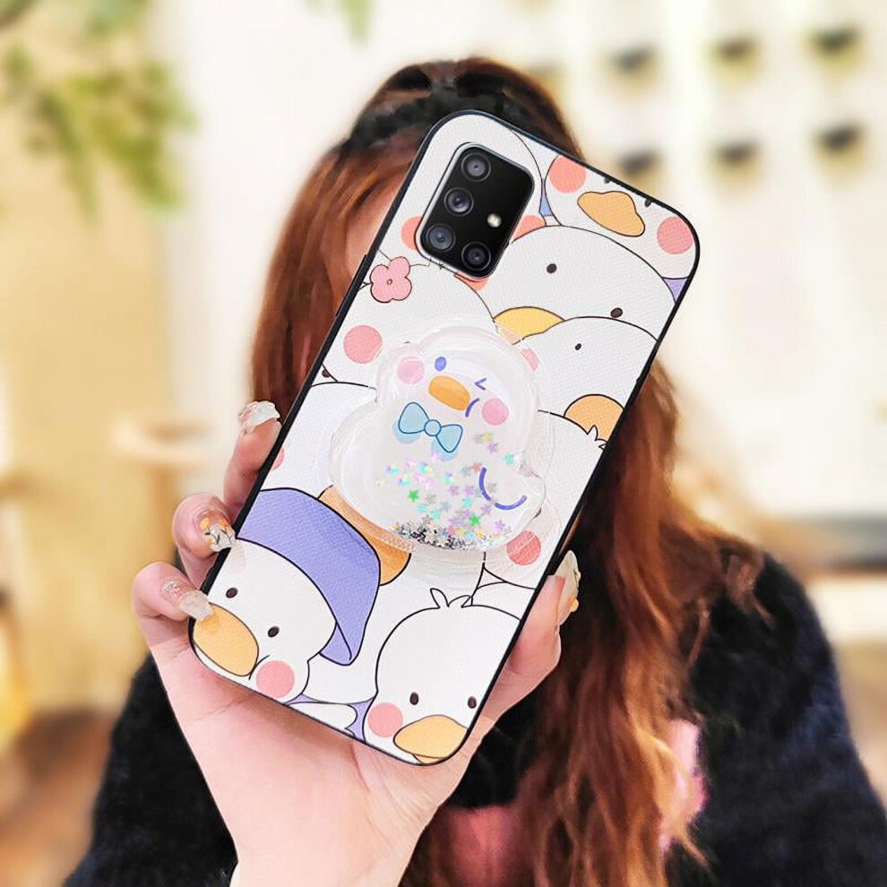 Phone Case Compatible With Samsung Galaxy A71 5G Â Waterproof, Glitter, Rotatable Kickstand, Silicone Skin Feel 9377112603339
