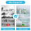 2PCS Refrigerator Organizers and Storage - Pull-Out Storage Bin for Eggs, Fruits & Vegetables 6