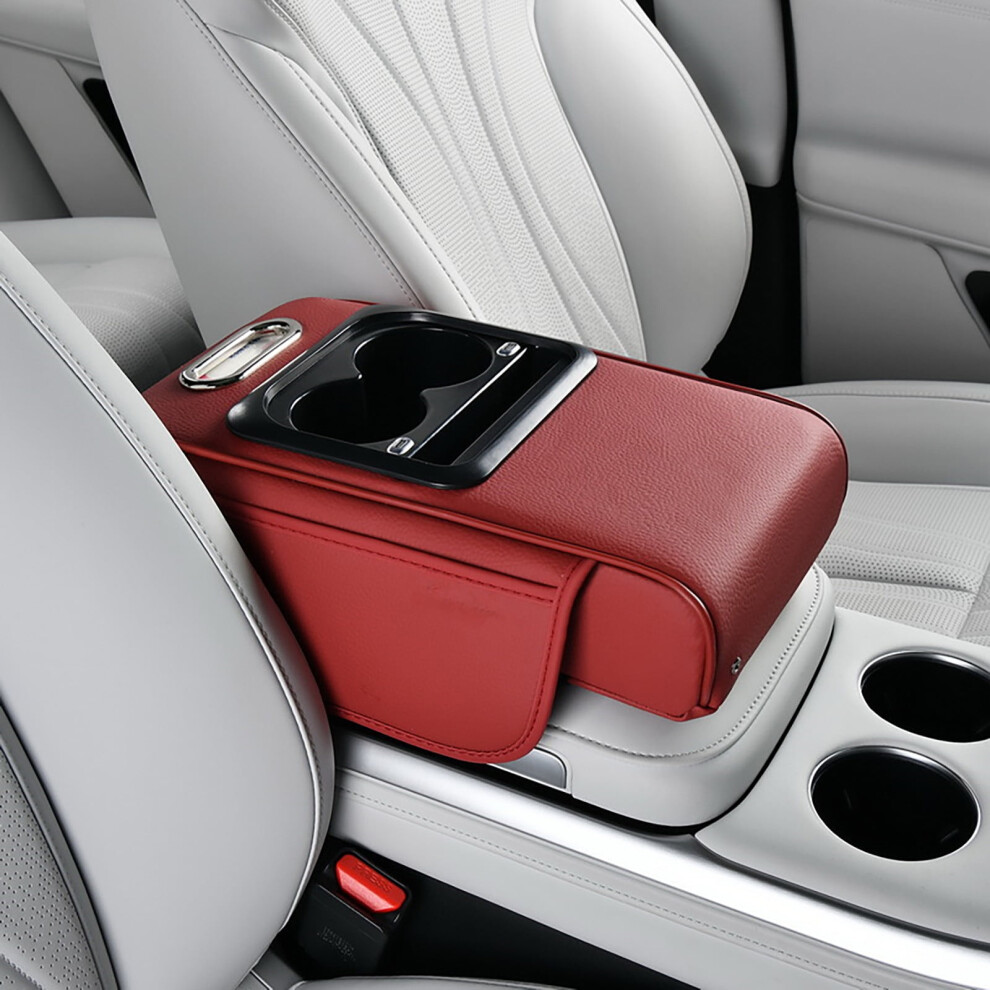 5-In-1 Car Armrest Organizer With Usb Ports, Cup Holder & Storage Â Compatible With Most Cars 9422877994175