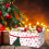 Cesta decorativa de tecido para guardar doces de Natal (1 unidade) 4