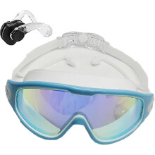 Warddefend Swim Goggles, Ward Defend Wide View Anti Fog&UV Swimming Goggles for Men Women Youth, No Leaking