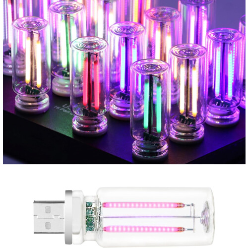 Φως αυτοκινήτου USB Retro, φωτισμός LED με έλεγχο αφής, φορητό νυχτερινό φως για