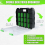 Multipurpose Tools Organizer Box with 34 Compartments Hardware Storage Container for Nuts Small Parts Screw Fasteners 6