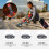 5000mAh Heated Socks 6-10.5US Red/Blue APP-Control 2