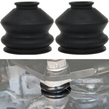 2 Pack Car Steering Suspension Ball Joint Boot Dust Control Arms Cover 14 26 32Mm Black Rubber Universal Fit