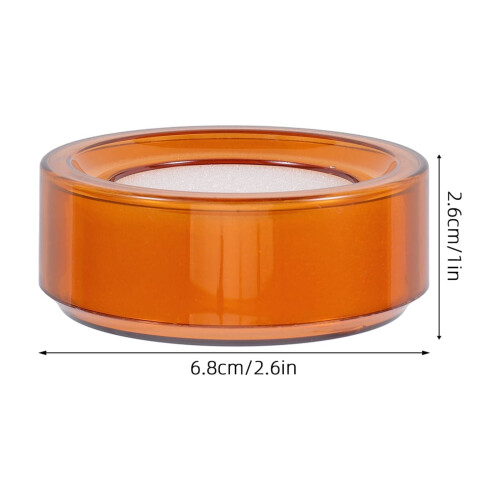 Finger Sponge Cup Plastic Orange 2 Pieces 1