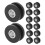 20Pcs Durable Rubber Steel Shock Absorber Buffer Cushion for Motorcycle Rear Use 5