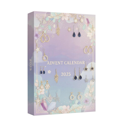 Calendrier de l'Avent 24 jours - Boucles d'oreilles de Noël DAMAI 1