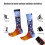 5000mAh Heated Socks 6-10.5US Red/Blue APP-Control 8