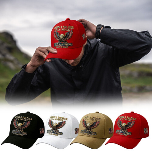Eagle Printed Baseball Cap for Men Veterans 2