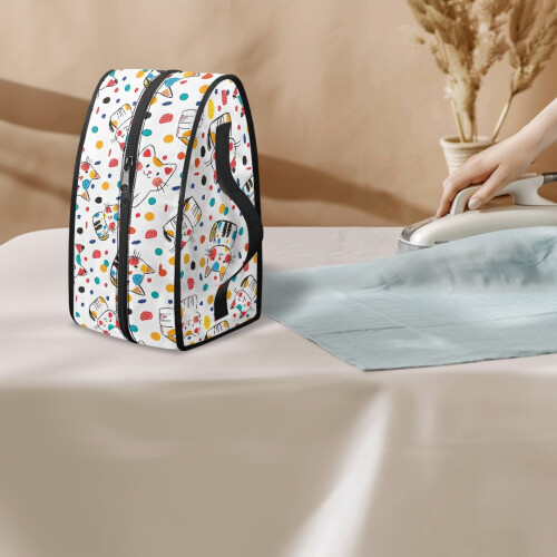 Lightweight Cats Pattern Steamer Storage Case 2