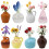 Mini Ceramic Vase Magnets for Fridge Kitchen Office Car 1