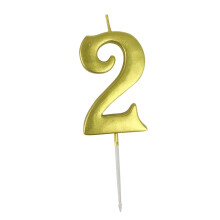 1Number Candle Birthday Number Candle 3D Shape Birthday Candle Decoration Birthday Cake Candle