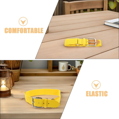 Elastic Baseball Belt Yellow 1 Set 2