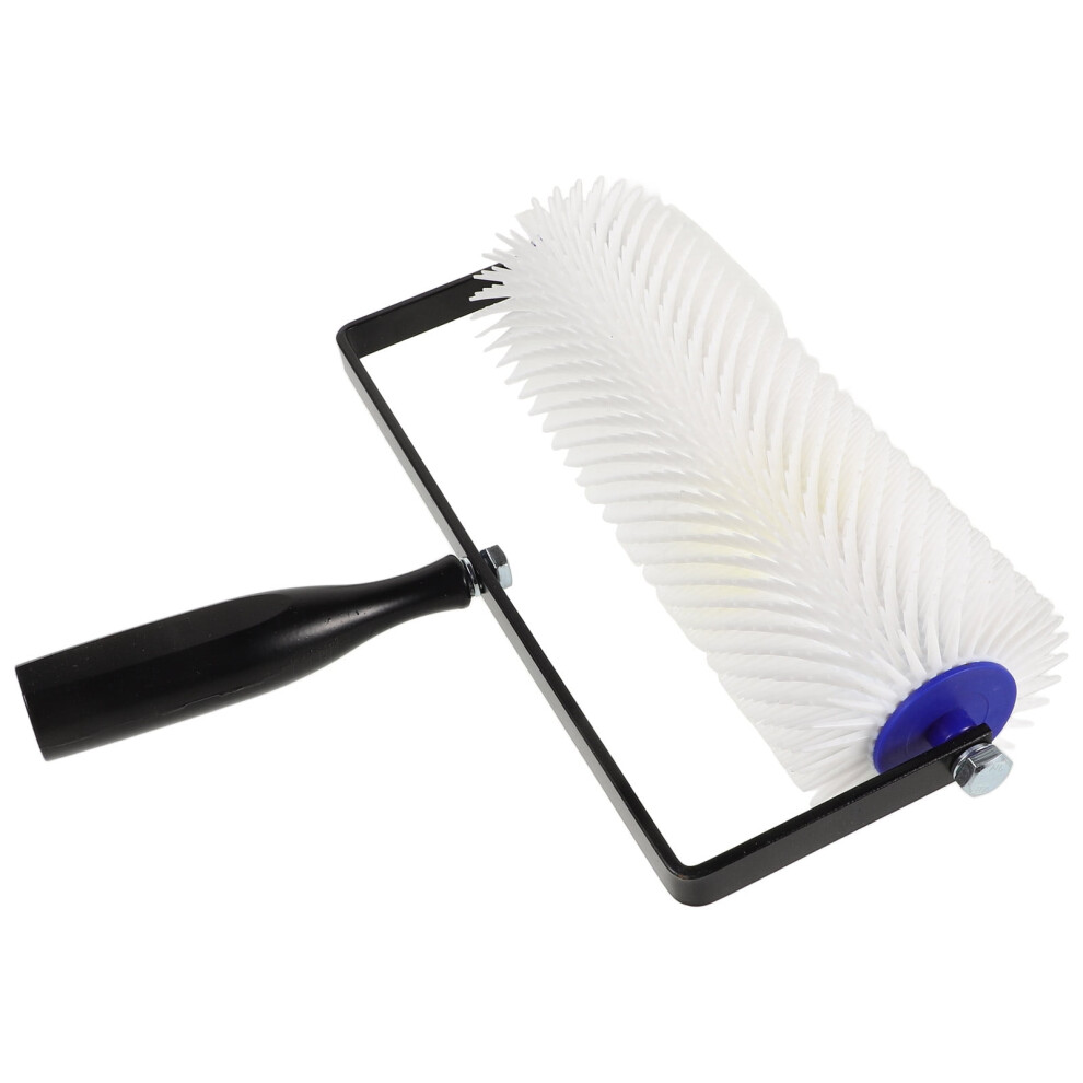 White Spiked Roller For Self Leveling Floor Epoxy Paint Defoaming Brush 9027700608825