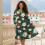 Abito midi da donna Poinsettia con tasche, patchwork ampio 4