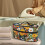 Handheld Travel Steamer Bag Lightweight Floral Pattern 2