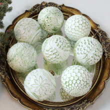 12-Pack 2.36" Shatterproof Vintage Christmas Ball Ornaments, Antique-Style Plastic Baubles with Loops, Boxed Holiday Gift