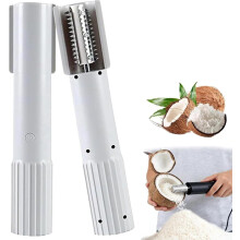 Portable Cordless Coconut Grater – Stainless Steel,