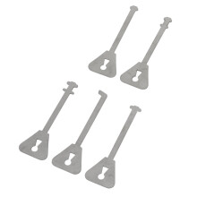 Kompaktes 5-teiliges Master-Schlüssel-Set - rostbeständiges Edelstahl-Design