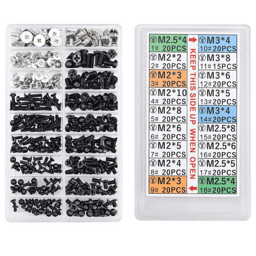 Vis PC assorties M2, M2.5, M3 pour la réparation d'ordinateurs portables 1