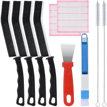 Ensemble de 10 brosses de nettoyage à poils durs pour salle de bain, cuisine et carrelage – Outils de nettoyage ménagers durables